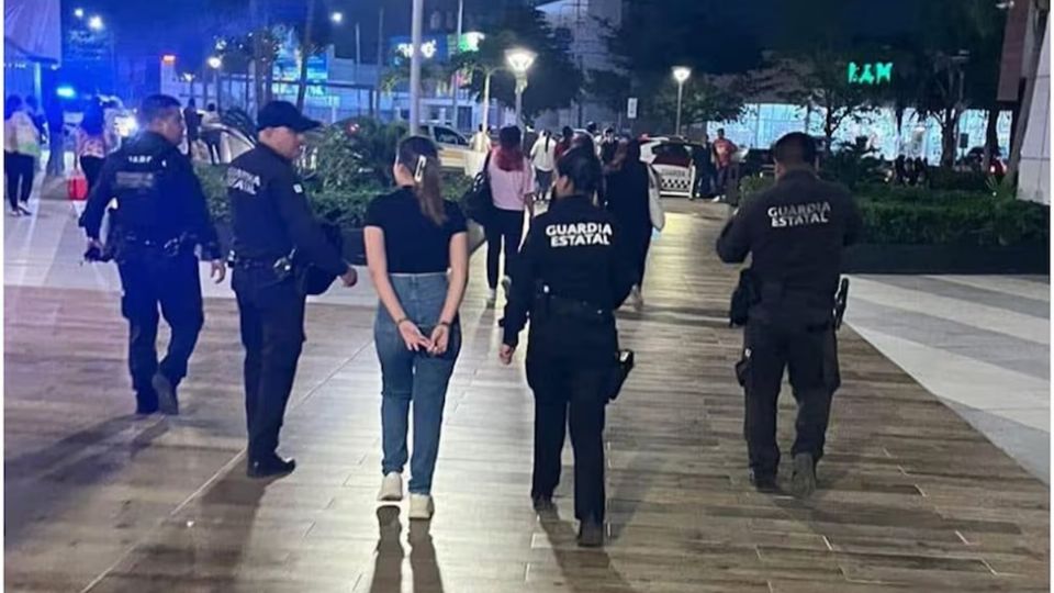 Arrestan a Melanie, joven que fue golpeada por su novio en Tamaulipas