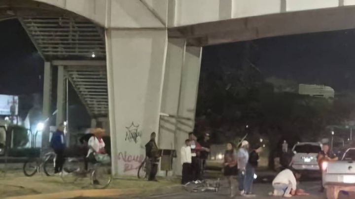 Atropellan a ciclista y lo dejan grave al intentar cruzar el libramiento Morelos