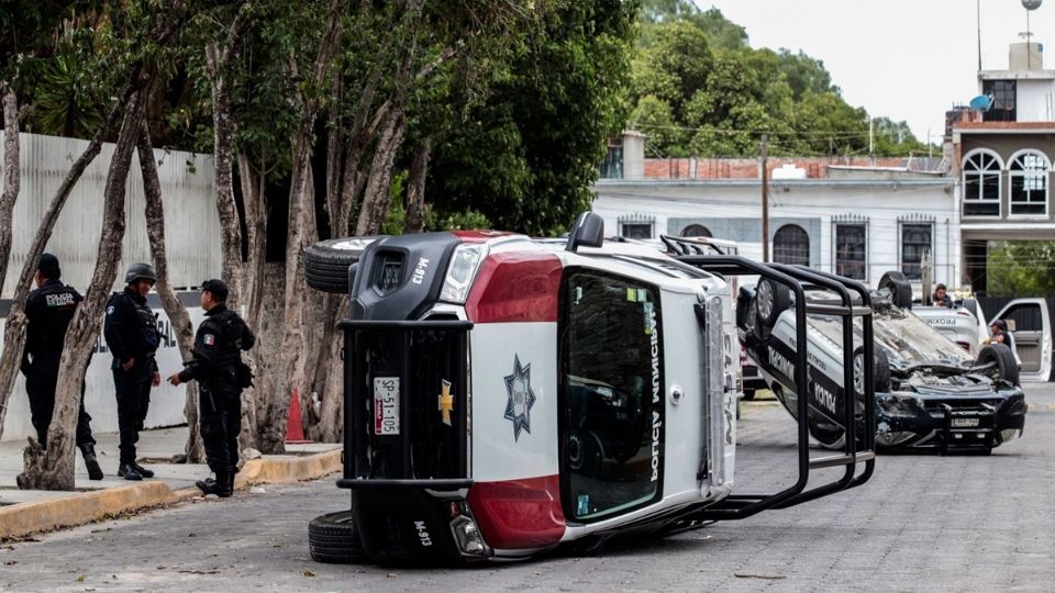 Ataques contra policías en Puebla