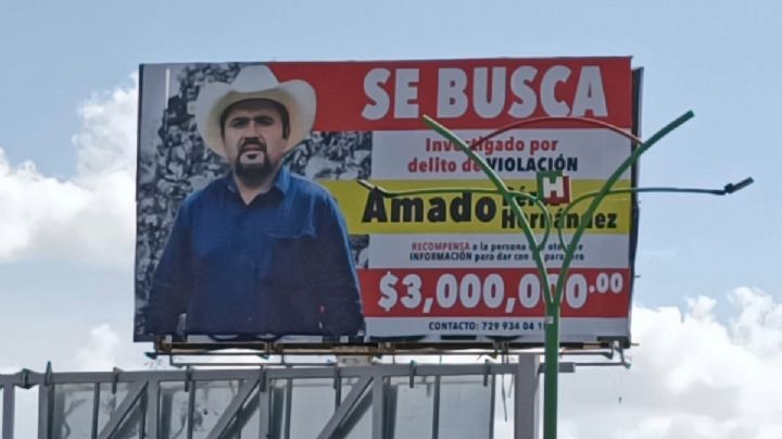 Anuncio espectacular, ofrecen 3 mdp por alcalde de Zacualtipán que está prófugo