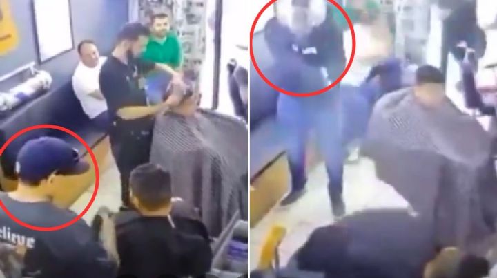 Video muestra el momento en que matan a hombre en barbería, frente a niño, en Los Mochis