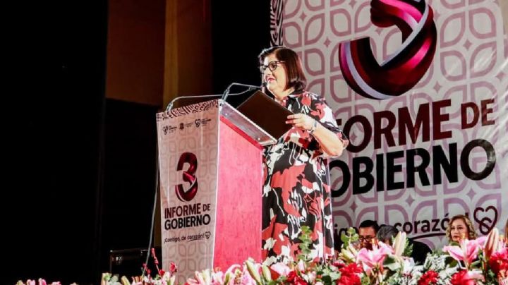 Alcaldesa de San Andrés Tuxtla rinde tercer informe de actividades