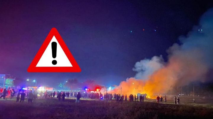 Explotan puestos de pirotecnia en Isla, al sur de Veracruz