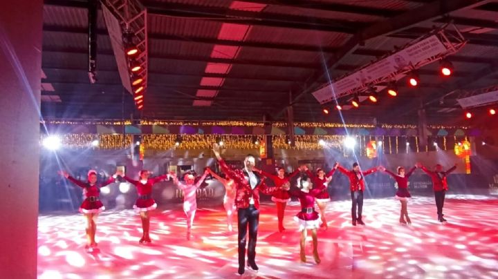 Abre Villa Navideña en instalaciones de la Feria de Pachuca con pista de hielo