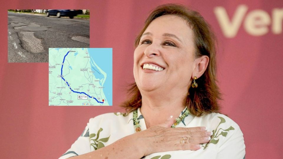 Para Rocío Nahle, esta es la peor carretera del estado de Veracruz