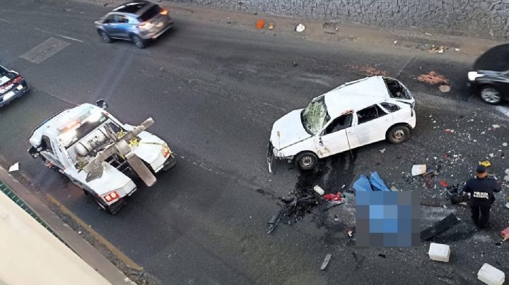 Periférico Norte: Automovilista muere tras caer de una altura de 15 metros