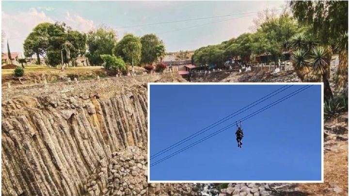 Difunden video sobre accidente en tirolesa de los Prismas Basálticos; esto sabemos