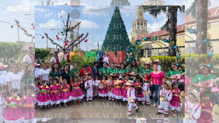 La Rama navideña ya recorre las calles de Oteapan, al sur de Veracruz