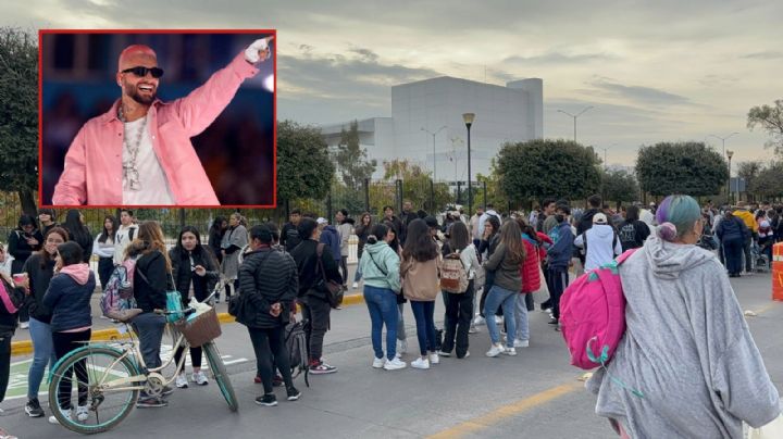 Amanecen formados para ver a Maluma