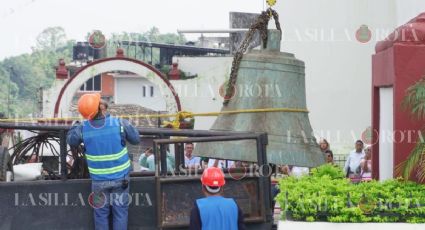 Por esta razón retiraron la campana de la Parroquia de Papantla, colocada desde 1940