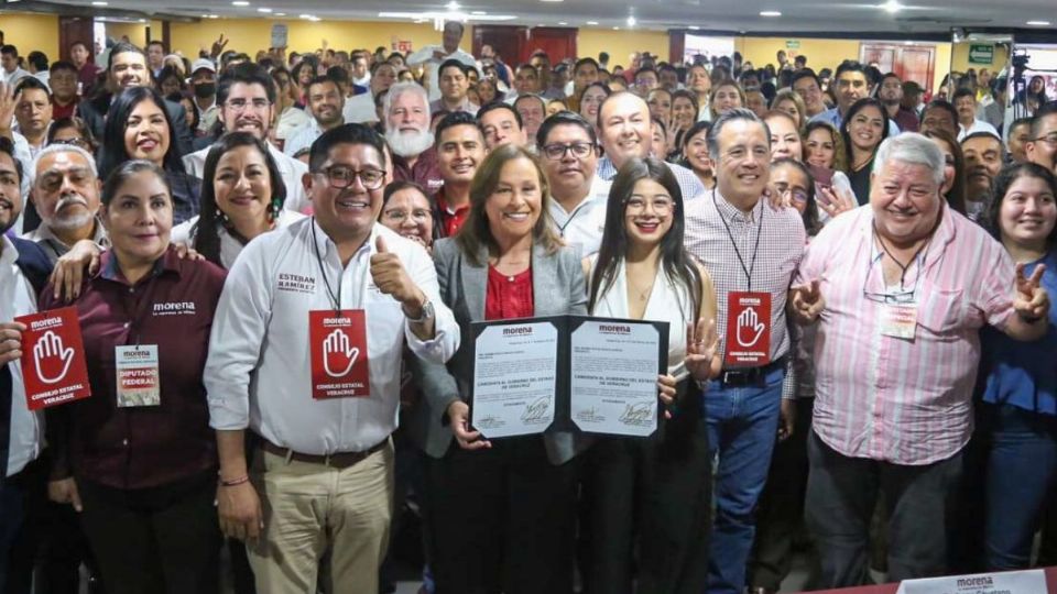 Morena oficializa a Rocío Nahle como su candidata a gobernadora de Veracruz