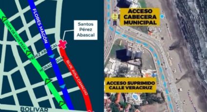 4 cierres viales activos en zona conurbada Veracruz - Boca del Río y sus vías alternas