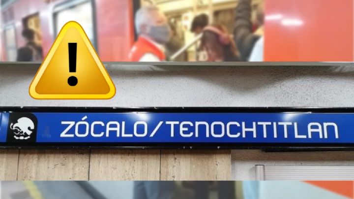 METRO CDMX: Cierran estación Zócalo tras sismo de esta mañana, Línea 3 con 15 minutos de retraso