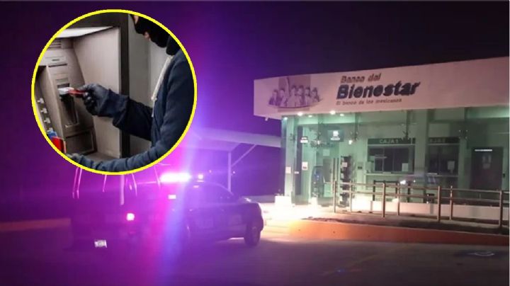 Banco del Bienestar: venezolanos intentan robar cajero en Benito Juárez