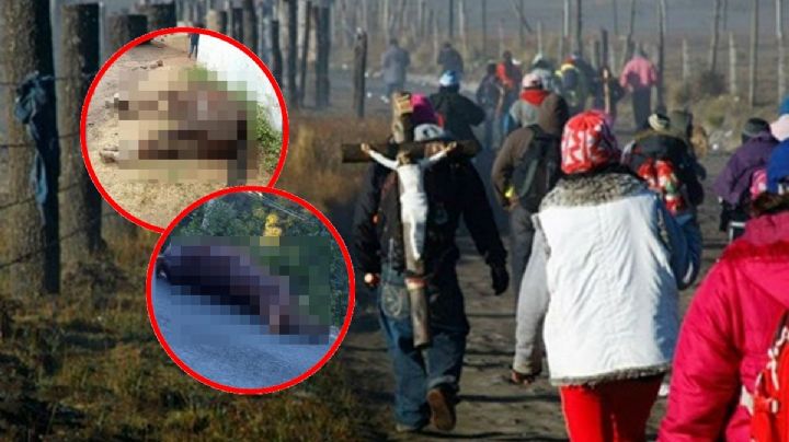 Peregrinos abandonan caballos muertos de camino a Chalma