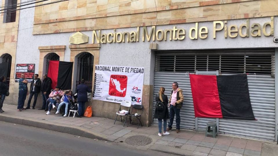 La huelga del Monte de Piedad estalló este 15 de febrero.