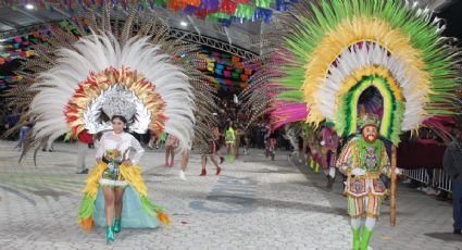 Danzantes de Yauhquemehcan, presente en el carnaval de este sábado en Pachuca