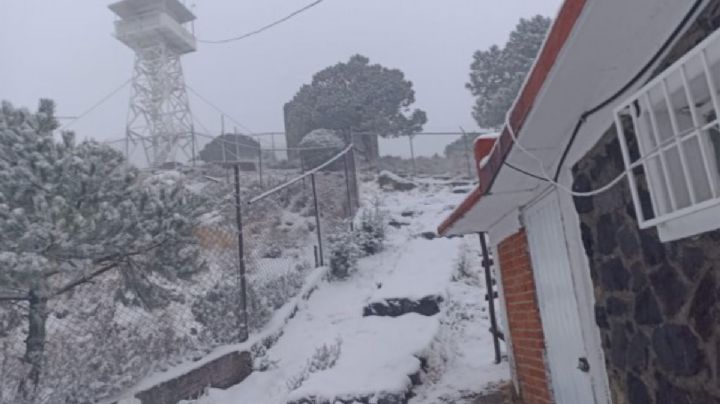 Nevadas en zonas altas de la CDMX sorprenden a los capitalinos