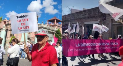 "La democracia no se toca": Cientos de mexicanos salen a las calles en Marcha por la Democracia