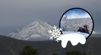 Cae nevada en el Pico de Orizaba y Cofre de Perote este fin de semana