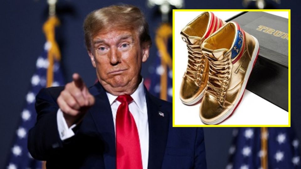 Donald Trump revela nueva línea de tenis exclusivos; cuestan 399 dólares