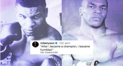 Así lucía Mike Tyson antes de ser noqueado por su tigre y perder un diente