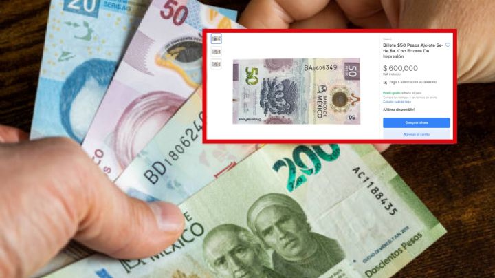 ¿Tienes este billete de 50? Por este raro detalle te pagan hasta 600,000 pesos