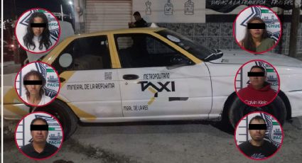 Utilizaban taxis para robar casas en la zona metropolitana de Pachuca; 6 detenidos