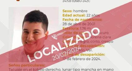 Localizan con vida a Luis, estudiante de Ingeniería la UV desaparecido en Veracruz