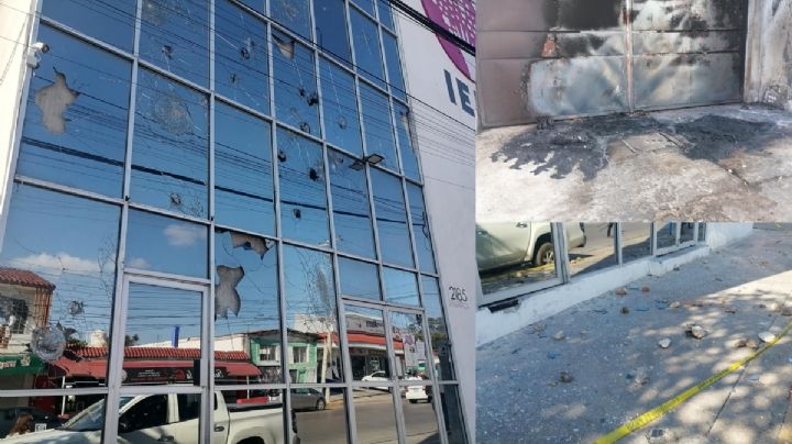Elecciones de terror: Vandalizan edificio del Instituto de Elecciones en Chiapas