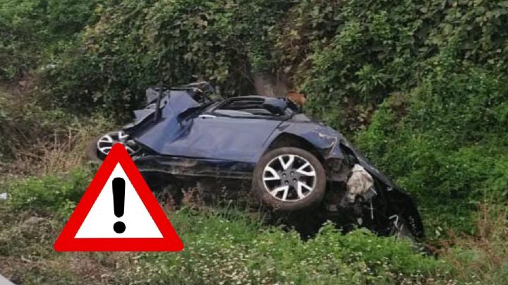 Tráiler impacta a coche en la pista Córdoba - Veracruz; 4 doctoras lesionadas