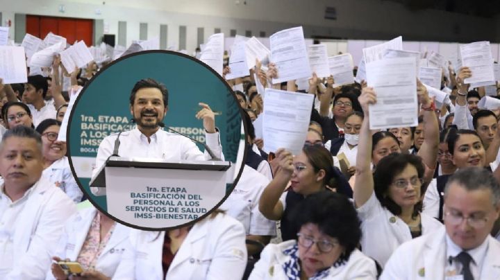 Entregan bases laborales a personal del IMSS Bienestar en Veracruz