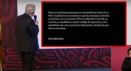 "Táctica inaceptable"; The New York Times responde a ataque de AMLO en la mañanera