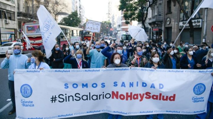 Paros contra Milei: médicos, maestros y sindicatos... todos piden aumento salarial