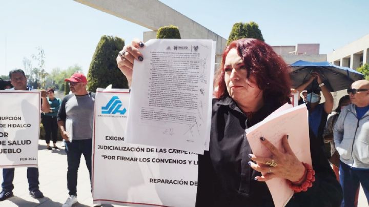 Exigen judicializar carpeta contra lideresa de Salud; la acusan de fraude