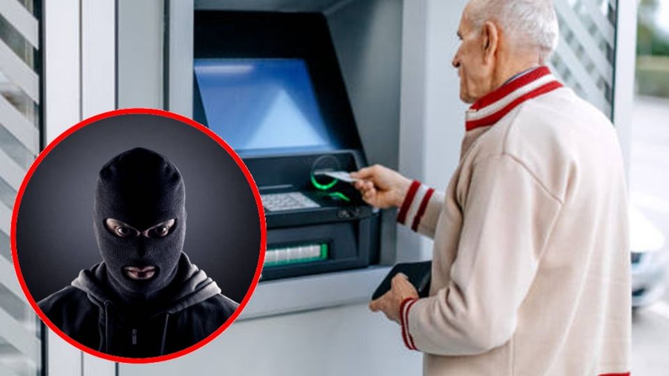 Adulto mayor recibe ayuda en el BANCO y le roban su tarjeta, hay tres detenidos