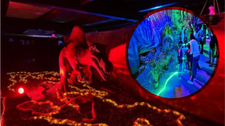 Así es el nuevo parque jurásico en Pachuca con dinosaurios en movimiento | FOTOS