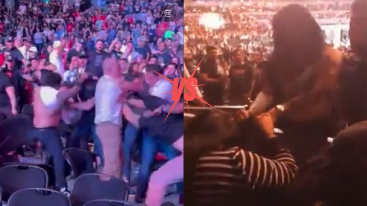 Así fue la brutal pelea campal entre aficionados en la UFC México, hubo más golpes que en el octágono