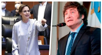 Lilly Téllez pide a Javier Milei, presidente Argentina, visitar el Senado mexicano