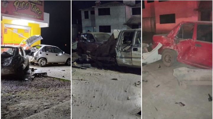 Tráiler embiste varios autos en la Pachuca-Tulancingo, reportan heridos