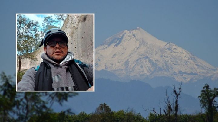 Esta fue la última foto de José Luis Díaz antes de desaparecer en el Pico de Orizaba