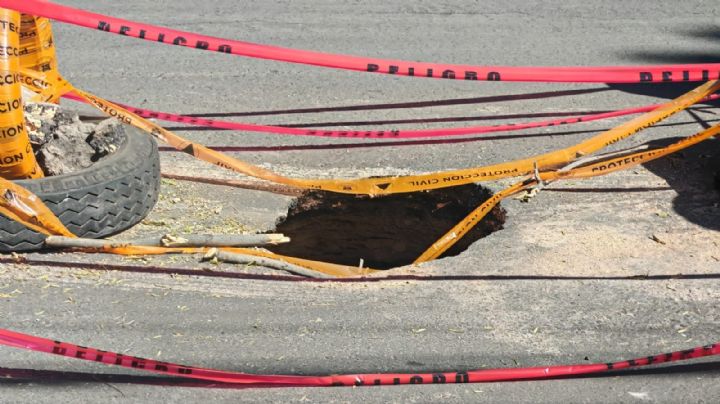 Socavón en Iztacalco: Vecinos lo reportaron pero la alcaldía los ignoró
