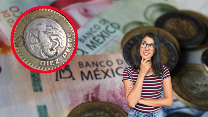 Así es el error de esta moneda de 10 pesos que venden en 500,000 pesos