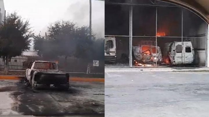 Arde Monterrey: Atacan edificio municipal y queman patrullas en Doctor Coss, hay dos muertos