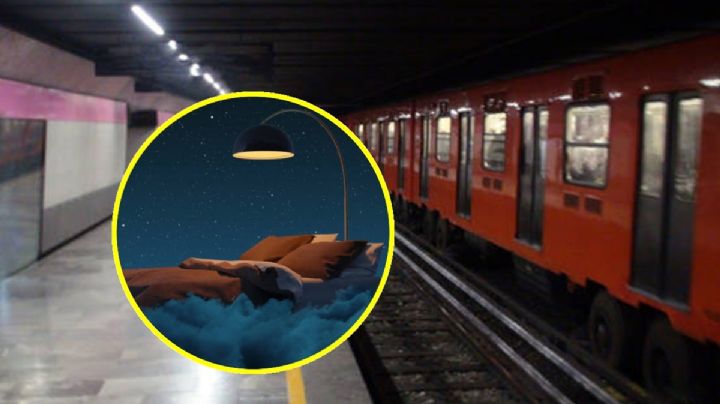 Empleada del Metro se queda a dormir en los vagones después del trabajo y esto pasó