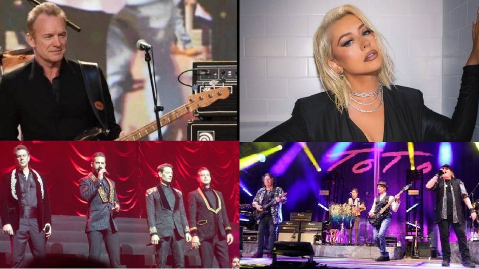 Sting, Christina Aguilera, Il Divo y TOTO son algunos de los artistas que se presentarán en la Feria de San Marcos que se realizará del 12 de abril al 5 de mayo.
