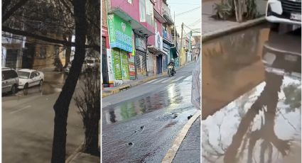 Fuga de agua deja sin servicio a vecinos de la Benito Juárez