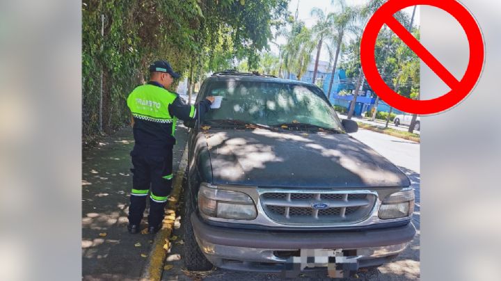 Coordinación de tránsito emite notificaciones por "autos maceta"