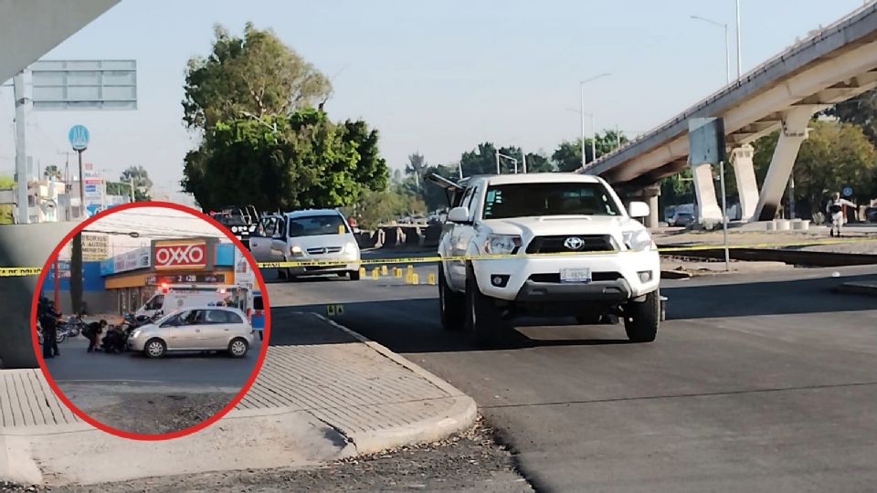 En el lugar se recuperaron al menos una docena de casquillos percutidos.