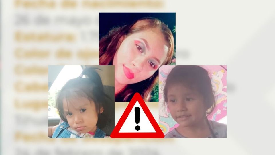 Buscan a familia desaparecida en Tihuatlán; son 2 niñas y una mujer